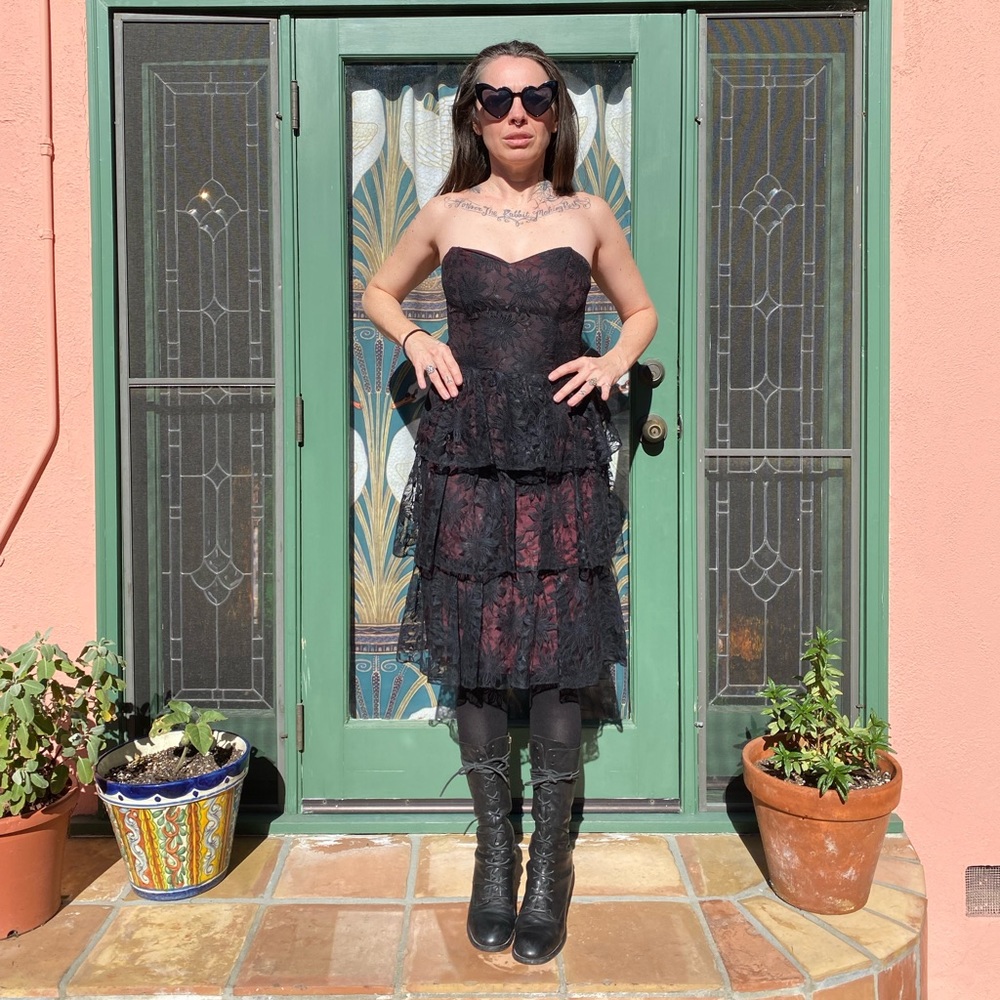 Jolie Madame Vintage Strapless Dress